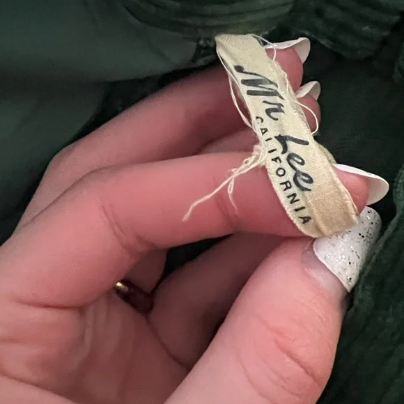 Vintage 60s/70s Mr. Lee California Separates forest green corduroy set - Picture 11 of 15